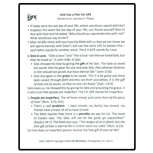 Gospel Outline Cards (10)