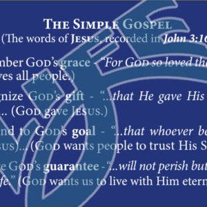 The Simple Gospel Card (Sets of 100)